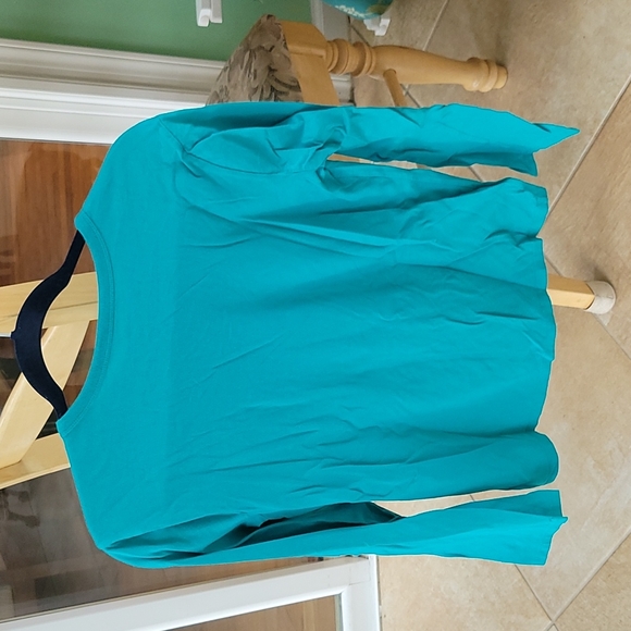 Gap green graphic long sleeve XXL/14 - Picture 4 of 6